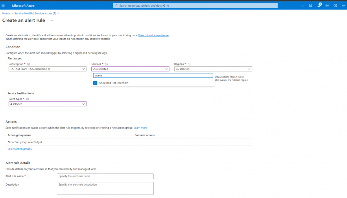 Azure portal 3