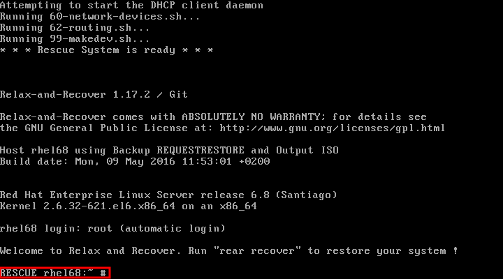 Rescue system: prompt